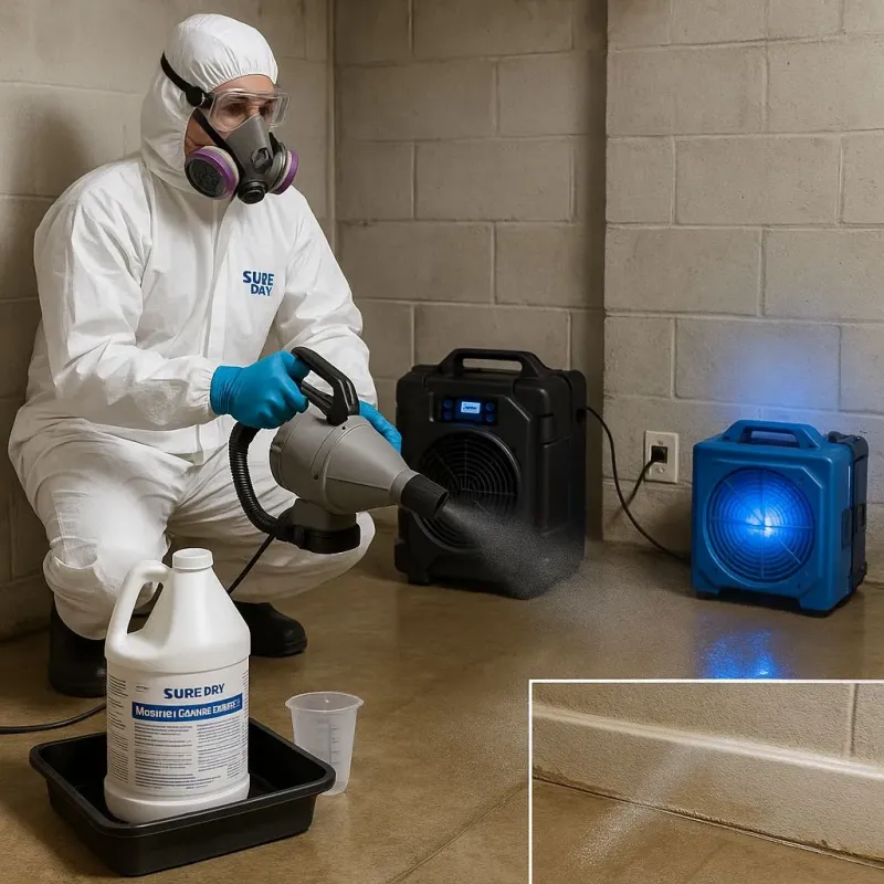 Sanitization and Odor Removal process in Metter, GA